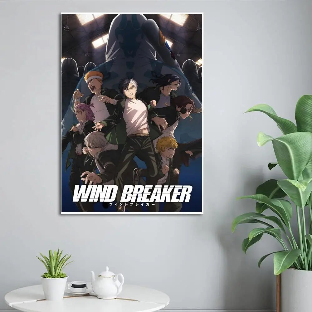 Wind Breaker Poster Wall Sticker