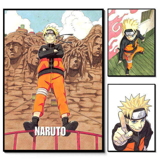 Naruto Uzumaki Frameless Canvas