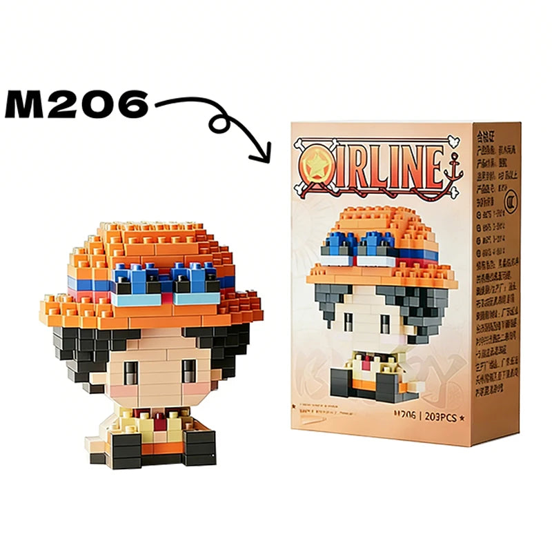 One Piece Luffy Micro Blocks