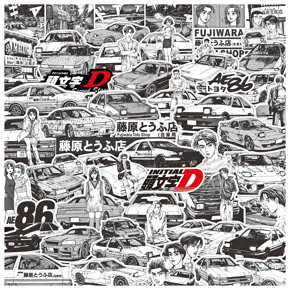 Initial D Sticker Set