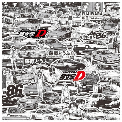 Initial D Sticker Set