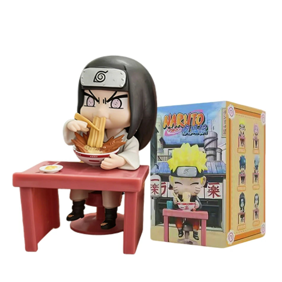Naruto Shippuden Ramen Theme Series Blind Box - Chibi Mini PVC Anime Figures - Mystery Sasuke Uchiha & Naruto Toy Gifts