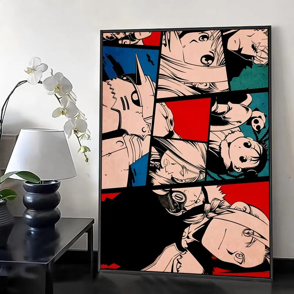 Fullmetal Alchemist Wall Poster – HD Canvas Print