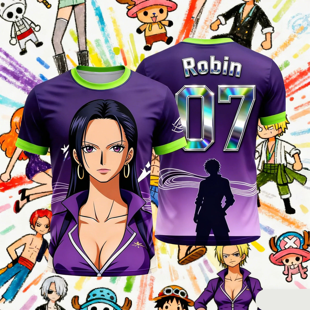 Summer 2026 One Piece Tony Chopa "Cute Team Uniform No. 06" 3D Print Breathable Quick-drying T-shirt Male/Female Top Y2k