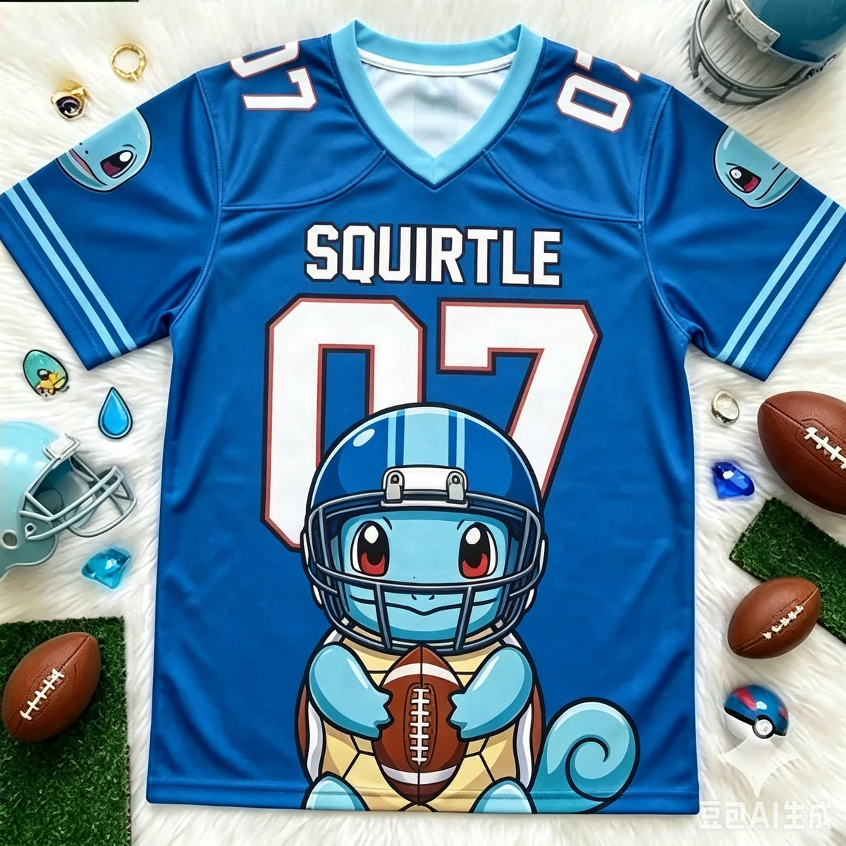 Pokemon Mewtwo Football Jersey