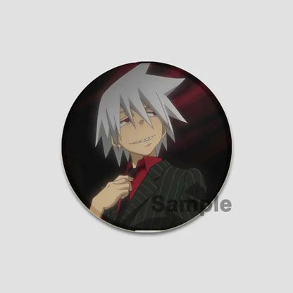 58/44/32mm Anime Soul Eater Round Pins Cartoon Badges