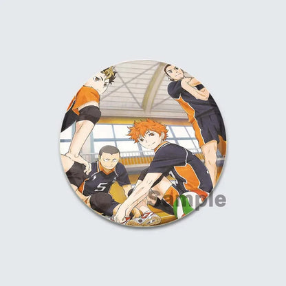 Haikyuu!! Anime Button Pins
