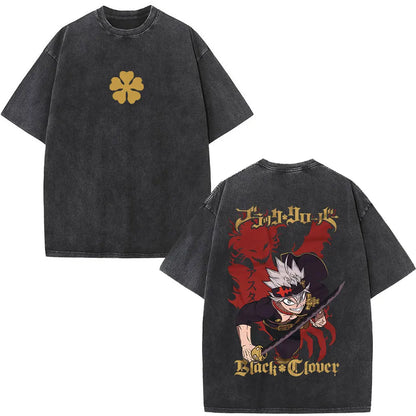 Black Clover Yami Sukehiro Washed T Shirt