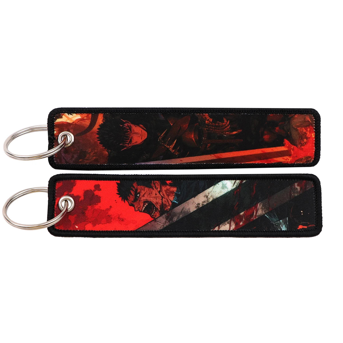 Anime Character Embroidery Keychain