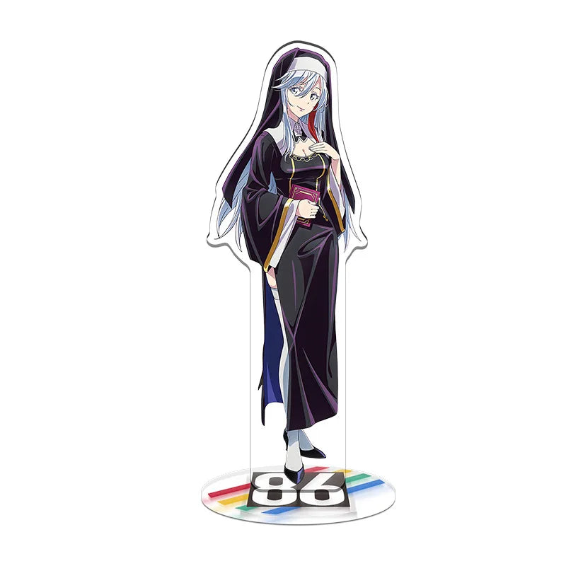 Anime 86 Eighty-Six 15cm Kukumila Kurena Milizé Vladilena Shuga Raiden Acrylic Stand Model Decor Standing Birthday Gift