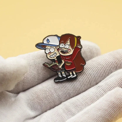 EUROPE Fantasy Funny Anime Enamel Lapel Pin Gravity Collect Badge