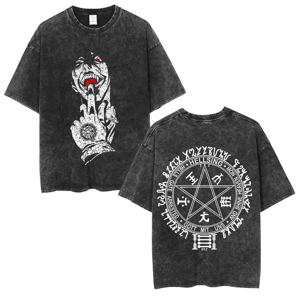 Hellsing Ultimate Alucard Washed T-Shirt