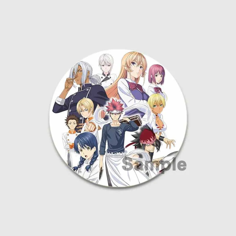 Food Wars Soma Tinplate Pins
