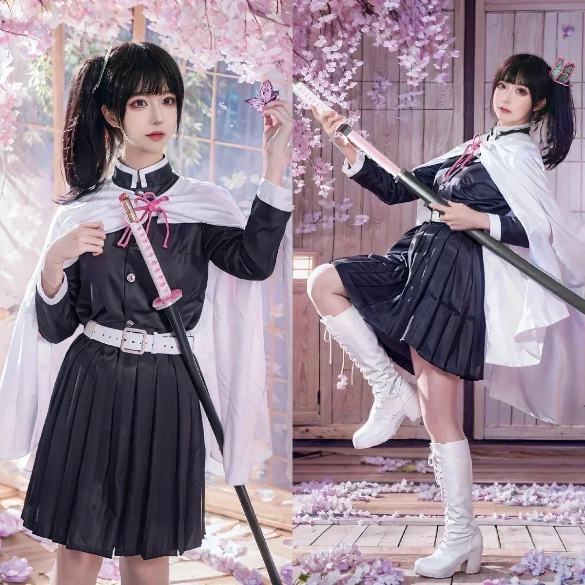Demon Slayer Tsuyuri Kanao Cosplay Kimono