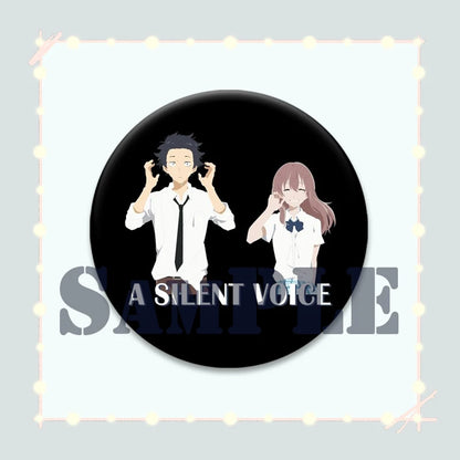 A Silent Voice Ishida Shouya Button Pin