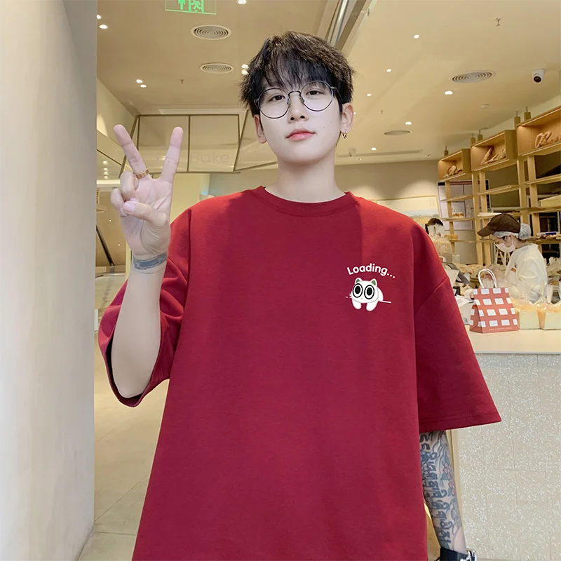 Anime Print Oversized T-Shirt