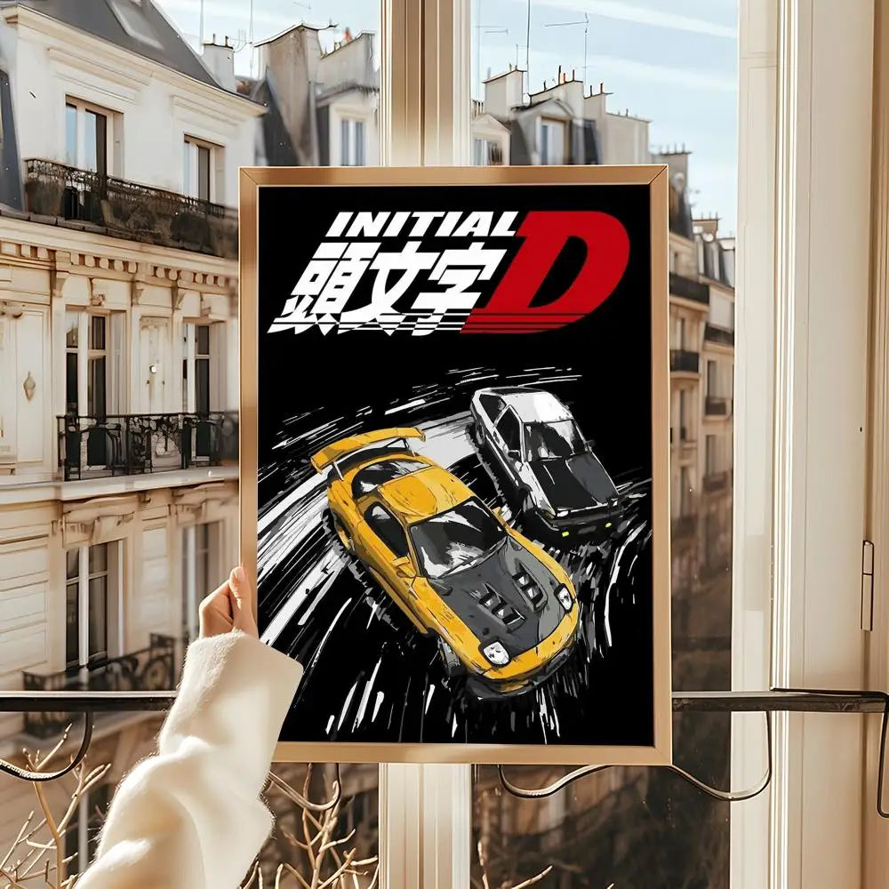 Initial D Car Wall Art