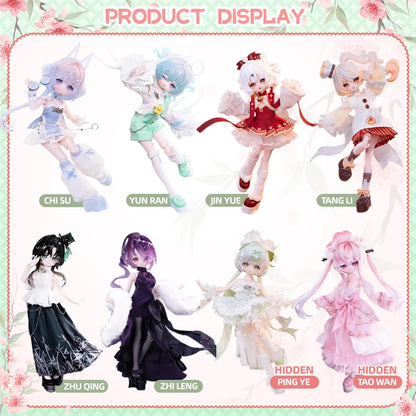In Stock Genuine Come4free Lucky Little Sign Spirit  1/8 BJD Blind Box Movable Joint Doll Cute Figurine Ornament Holiday gifts