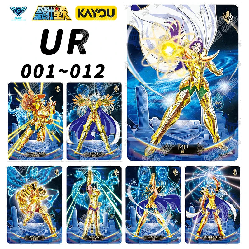 Kayou Saint Seiya Card Full Series Rare BP MR QR UR PR AR SSR SR R UTR Card Anime Collection Card Game Children's Toy Gift