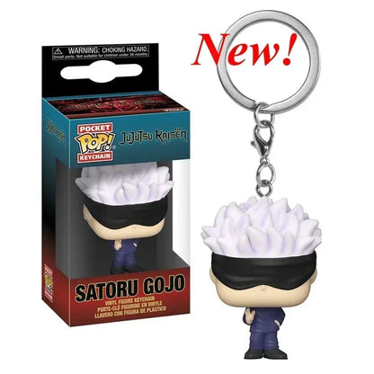 2026 FUNKO Pocket Keychain Jujutsu Kaisen Satoru Gojo Nobara Kugisaki Megumi Fushiguro Yuji Itadori Figure Collection Toys Gifts
