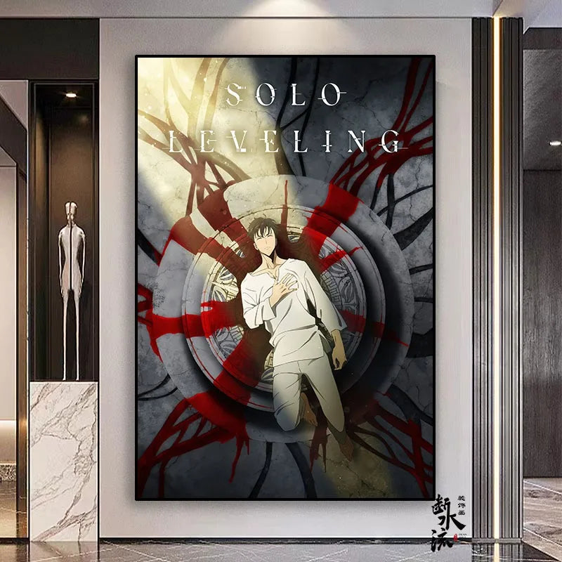 Solo Leveling Frameless Canvas Painting