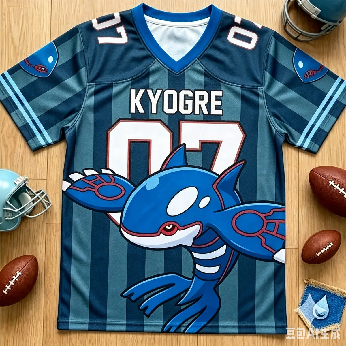 Pokemon Mewtwo Football Jersey