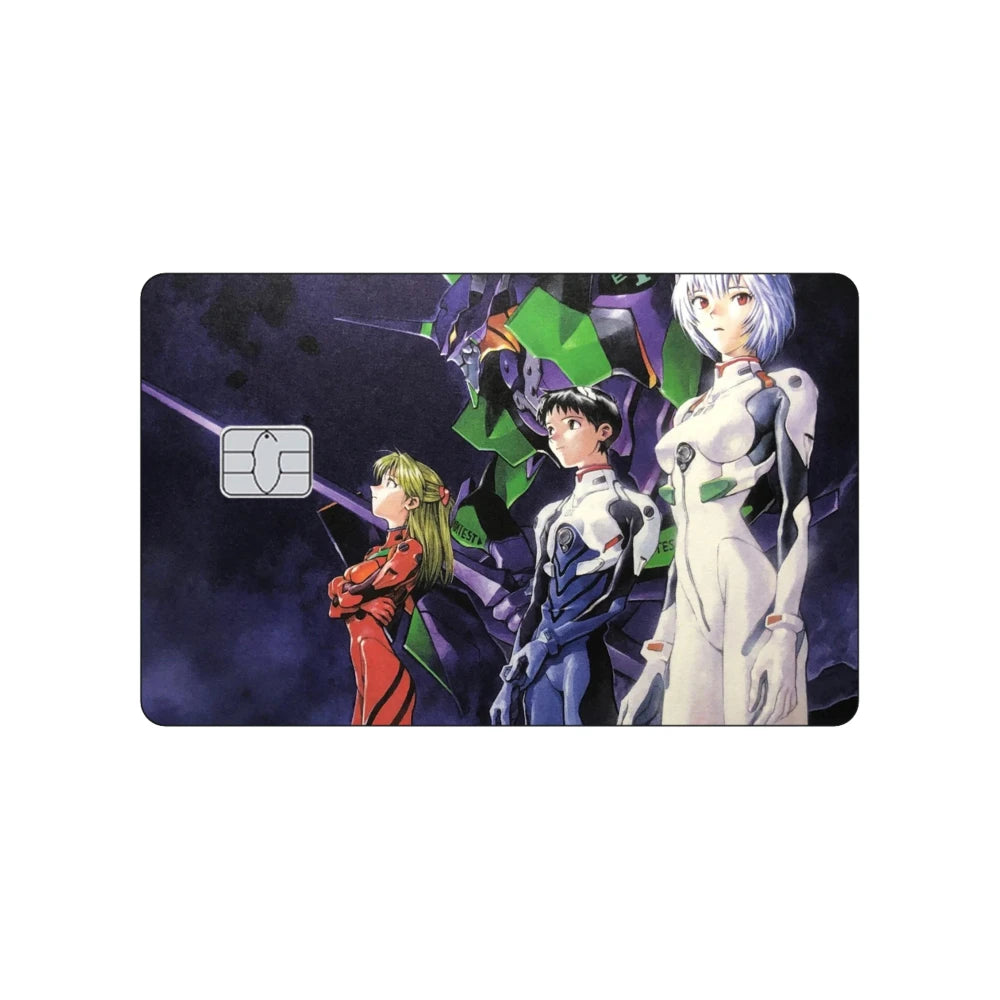 Evangelion Asuka Rei Card Skin