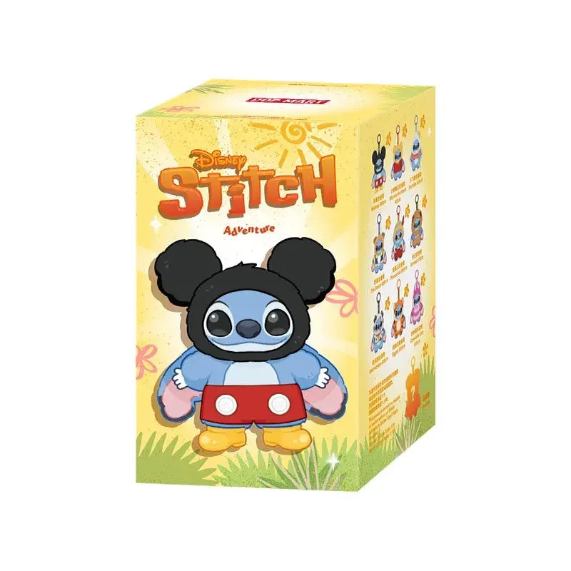 POP MART Disney Stitch Adventure Series Cute Vinyl Plush Blind Box Anime Figure Desktop Decoration Blind Bag Toy