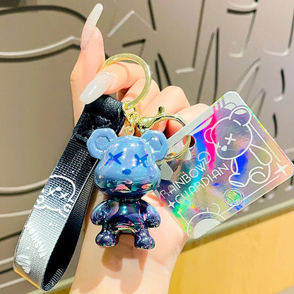 Bear Graffiti Acrylic Keychain