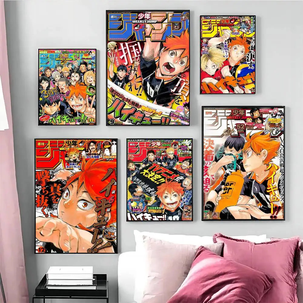 Haikyuu Poster Wall Sticker