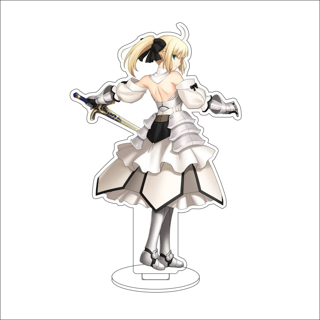 16CM Anime Fate stay night Cosplay Acrylic Stand Ornaments