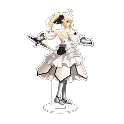 16CM Anime Fate stay night Cosplay Acrylic Stand Ornaments