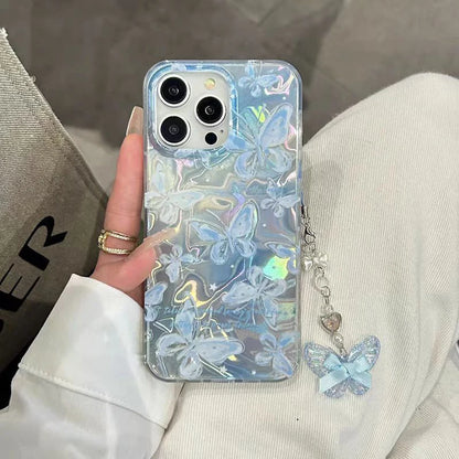 Cute Butterfly Bow Case For Realme Note 50 60 C75 C63 C61 C55 C67 C15 C12 C25 C21Y 13 12 Pro 11 10 C30 C31 C33 C35 C53 C51 Cover