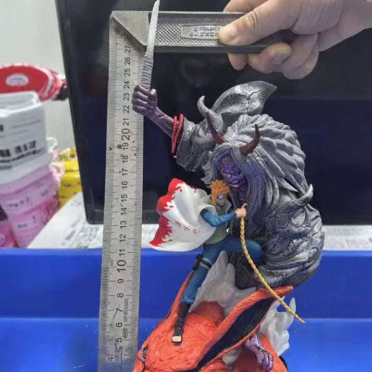 Naruto Shippuden Namikaze Minato With Kurama And Reaper Death Seal Effect Gk Statue Collectible Model Toy