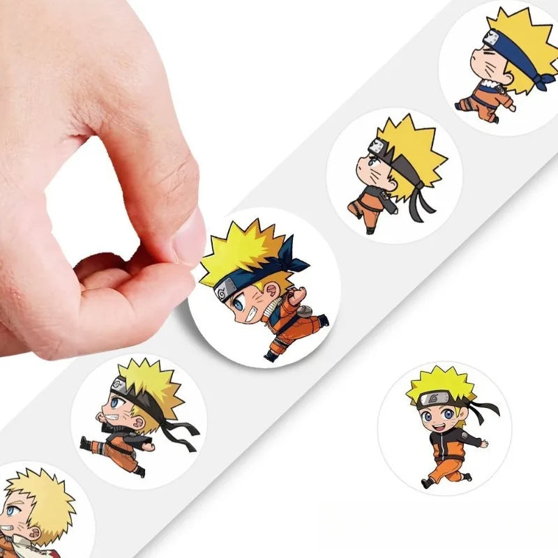 Naruto sticker Sasuke Uchiha and Uzumaki Naruto fashionable cartoon high-appearance-value stickers for DIY journals decoration