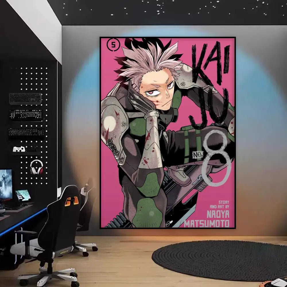 Kaiju No. 8 Kafka Canvas Poster