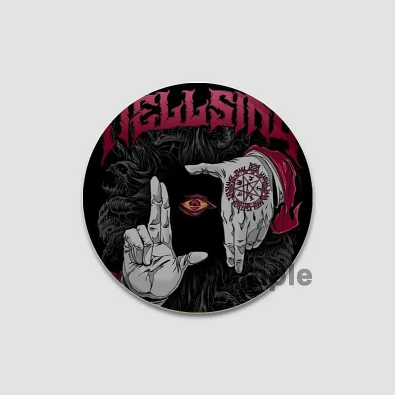 Hellsing Ultimate Alucard Pin Button