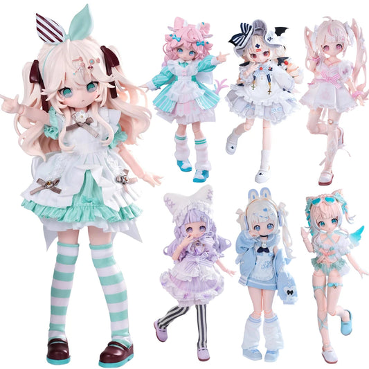 In Stock Wanmeng Sugary  1/8Mjd Blind Box Movable joints Doll Action Figure Doll Trendy Toy Ornaments Figure Cute Gift