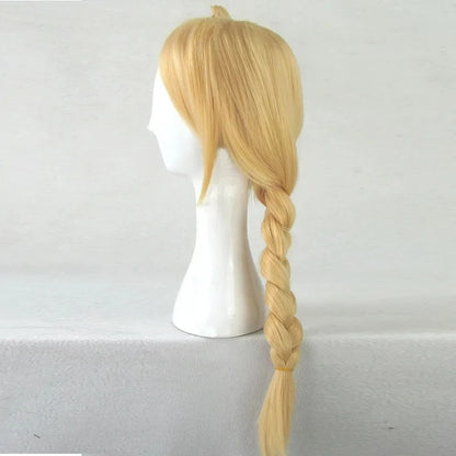 Fullmetal Alchemist Edward Elric Cosplay Wig – 55cm Synthetic Braid