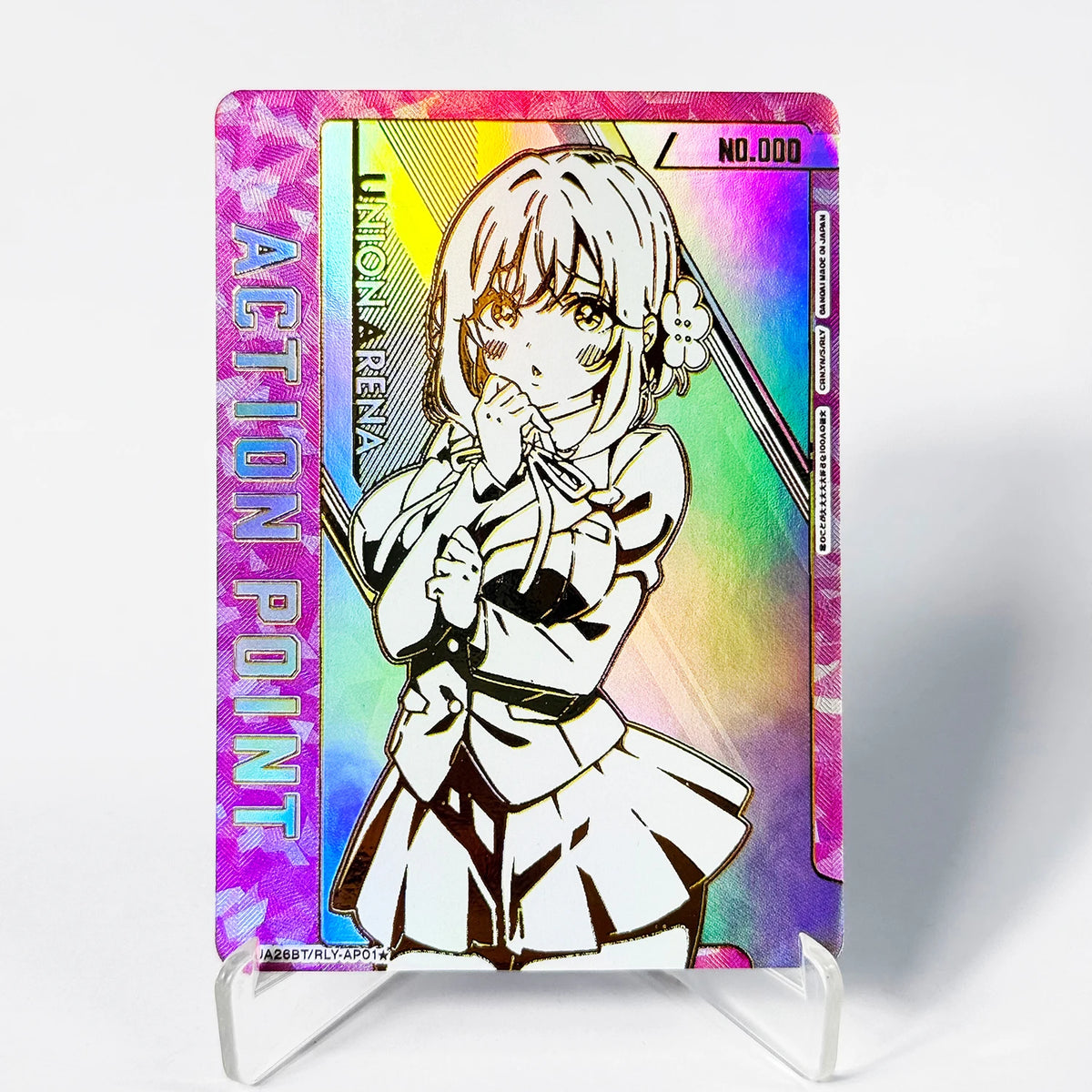UNION ARENA AP Rarity Card Attack on Titan The 100 Girlfriends Who Really Love You TCG Anime Collection Quality Foil Proxy Cards