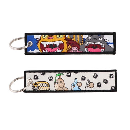 Anime Movie White Dragon Keychain