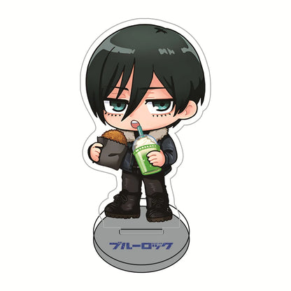 Blue Lock Casual Snack Version 10cm Acrylic Stand Figures Keychain