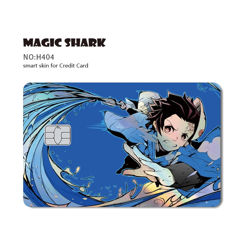 Demon Slayer Shark Holographic Card Skin