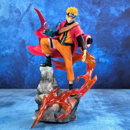 2026 Naruto Anime Figure Uzumaki Naruto Uchiha Sasuke Action Model Pvc Statue Desktop Ornament Collection Toy Gift Fast Delivery