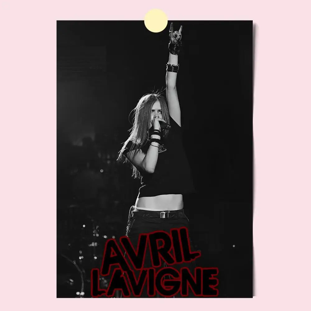 Avril Lavigne Waterproof Poster