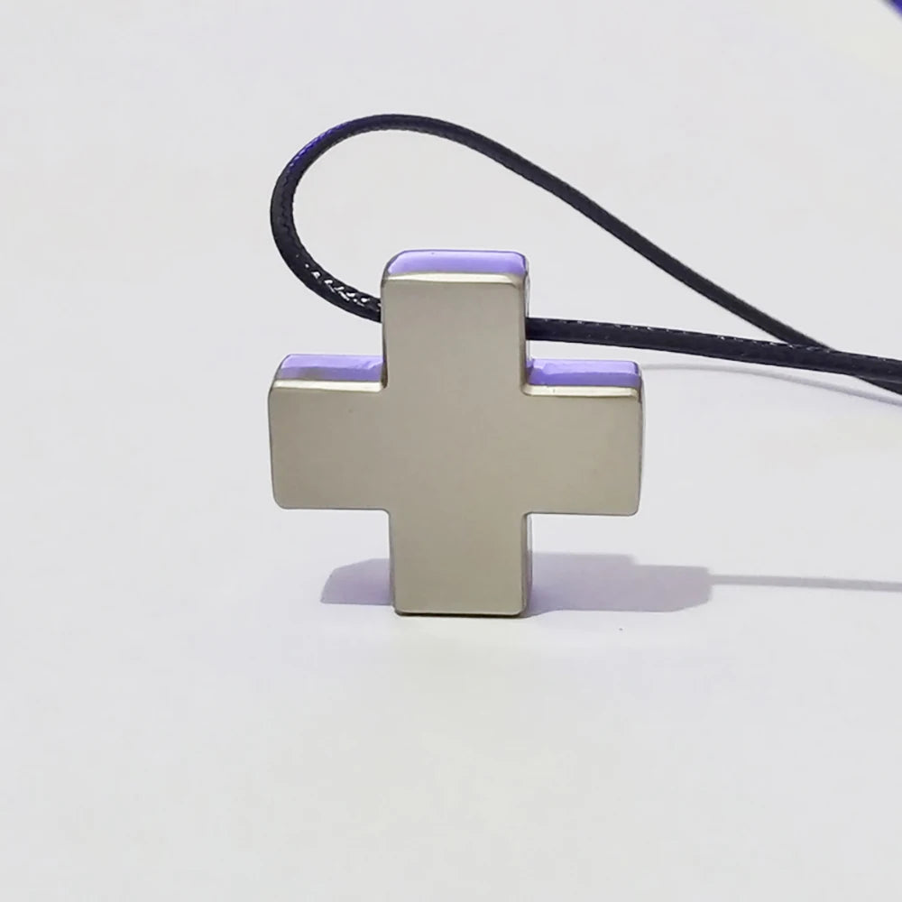 Anime EVA Alloy Cross Rope Chain Necklace & Pendant