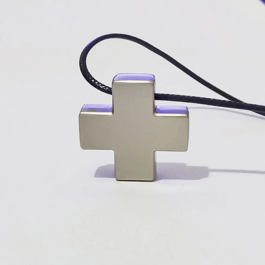 Anime EVA Alloy Cross Rope Chain Necklace & Pendant