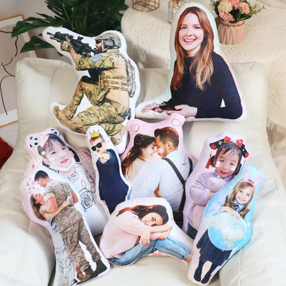 Custom Couple Photo Cushion