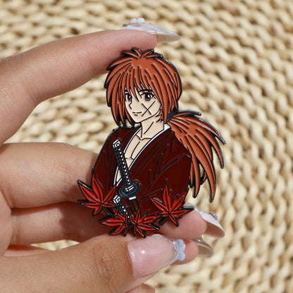 Rurouni Kenshin Himura Kenshin Metal Badge
