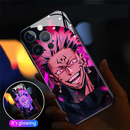 Anime LED Glass Phone Case